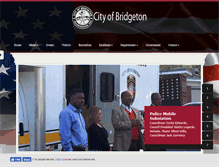 Tablet Screenshot of cityofbridgeton.com